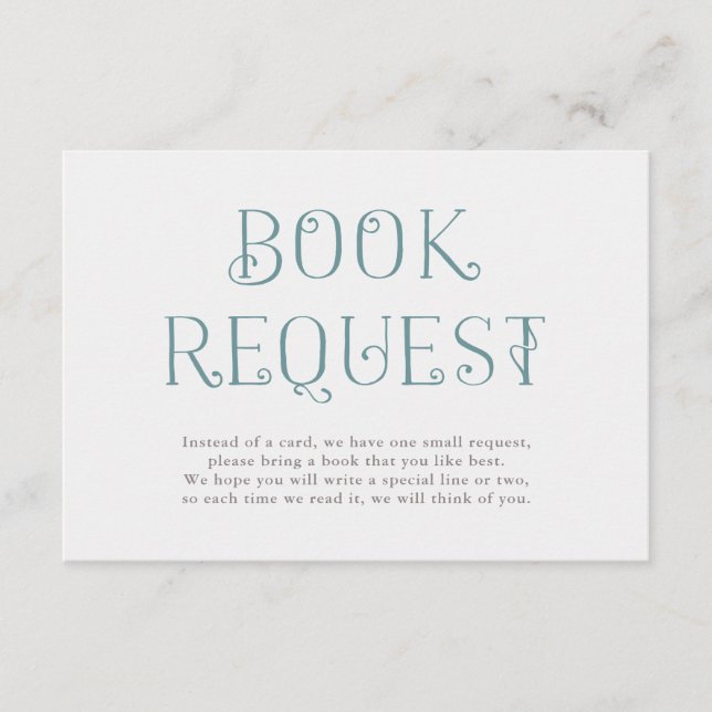 Wildblume Wreath | Babydusche Buchungsanfrage Begleitkarte (Vorderseite)