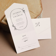 Wildblume Wreath Elfenbein Hochzeit in einem