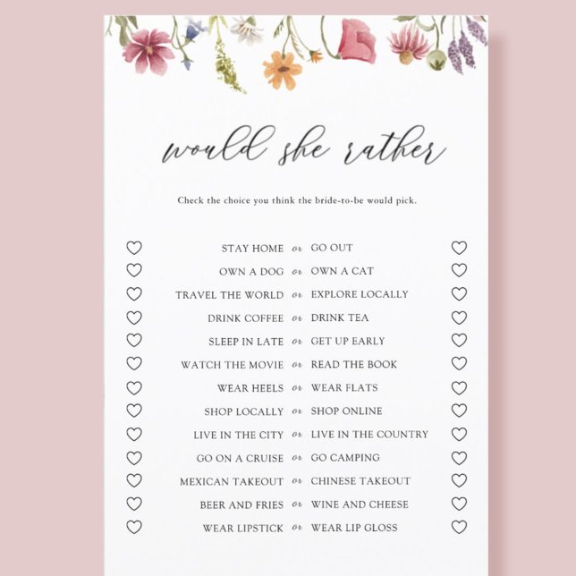 Wildblume würde sie eher Brautparty spielen (Von Creator hochgeladen)