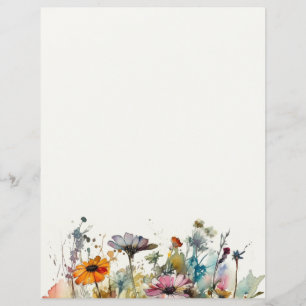 Wildblume, Zeitschriftenpapier