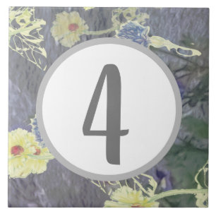 WildblumeMenagerie House Single-Kennnummer Fliese