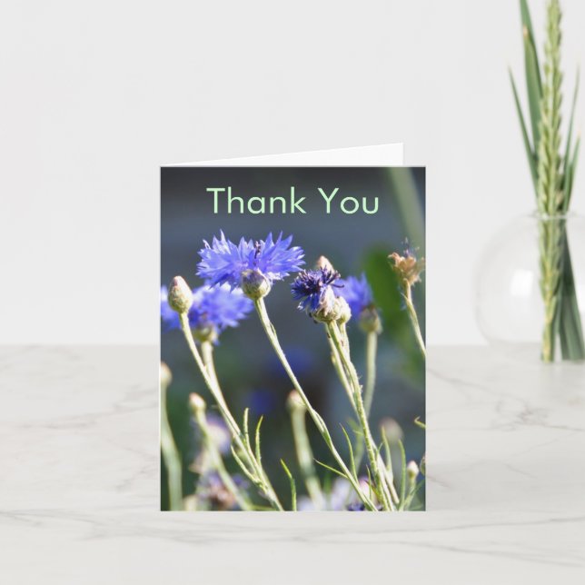 Wildblumen 1, danke (Vorderseite)