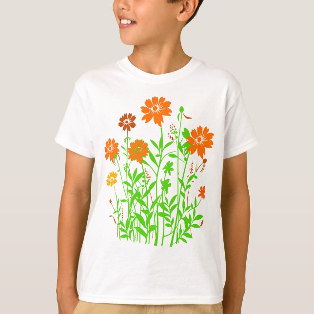 Wildblumen-79156 T-Shirt (Vorderseite)