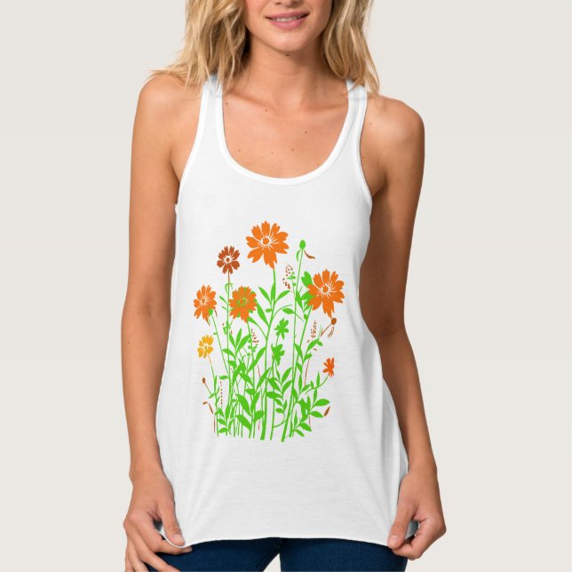 Wildblumen-79156 Tank Top (Vorderseite)