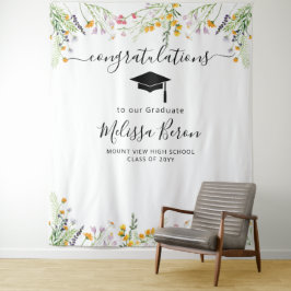 Wildblumen Abschluss Foto Background Foto Stand Wandteppich