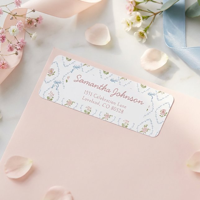 Wildblumen-Abschlussfeier-Rücksendeadresse (Von Creator hochgeladen)