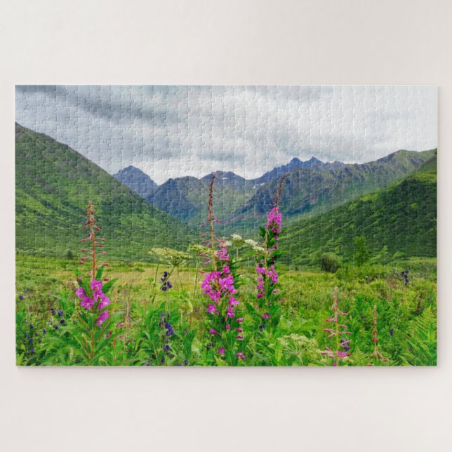 Wildblumen Alaskan Valley Puzzle (Horizontal)