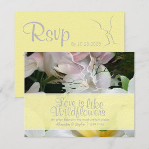 Wildblumen-Antwortkarten RSVP Karte