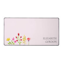 Wildblumen Aquarellfarben Boho Chic Moderne