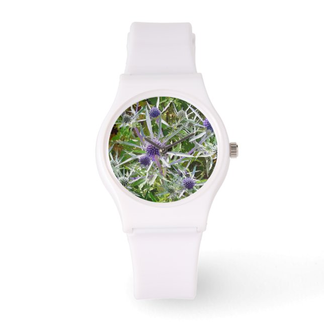 WILDBLUMEN ARMBANDUHR (Vorderseite)