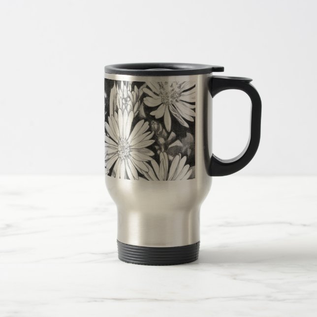 Wildblumen Art Coffee Cup Honey Bee & Blume Cup Reisebecher (Rechts)