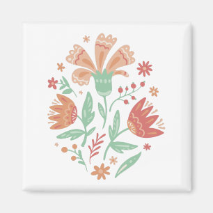 Wildblumen-Aufkleber Magnet