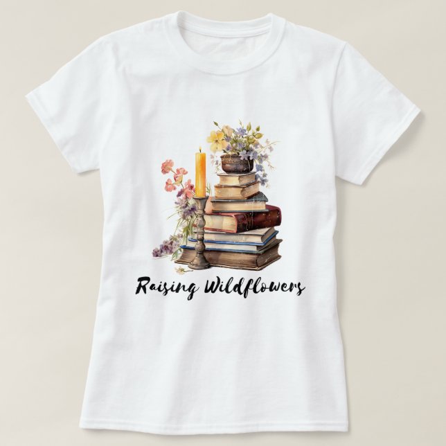 Wildblumen ausstellen T-Shirt (Design vorne)