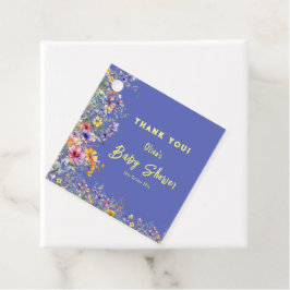 Wildblumen Baby Duwer Fevor Tags Geschenkanhänger