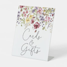 Wildblumen Baby in Blumenkarten und Geschenken Sockelschild