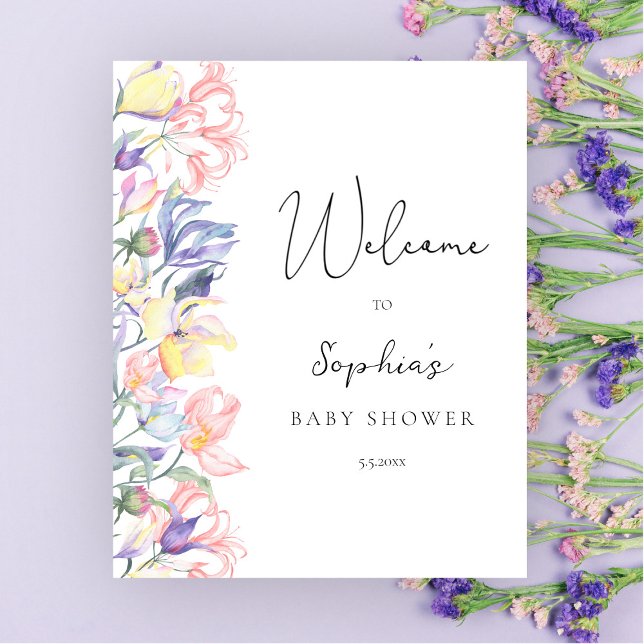 Wildblumen Babydusche Poster (Von Creator hochgeladen)