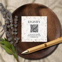 Wildblumen Babydusche QR-Code