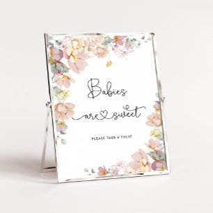 Wildblumen Babys sind süßes Poster