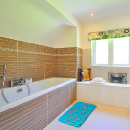 Wildblumen Badematte