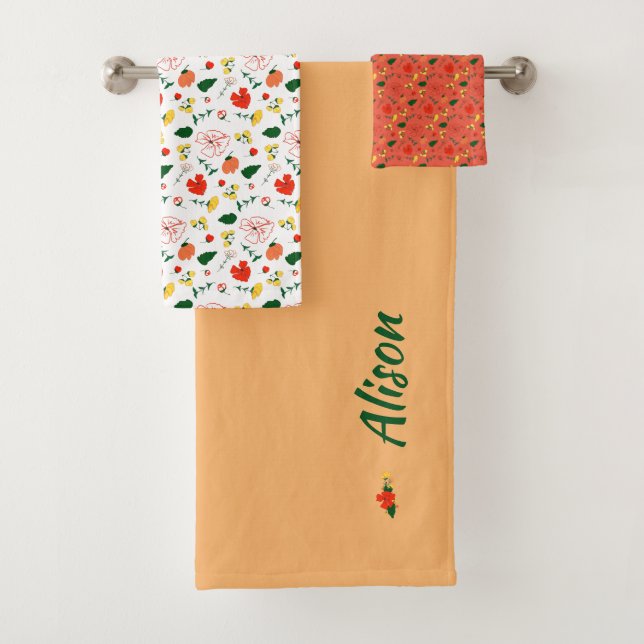 Wildblumen Badhandtuch Set (Insitu)