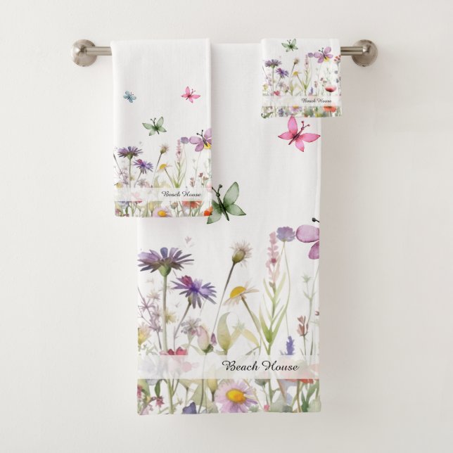 Wildblumen Beach House Handtuch Set (Insitu)