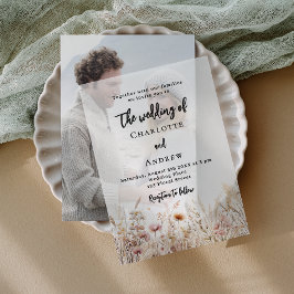 Wildblumen beige cremefarbene Hochzeit