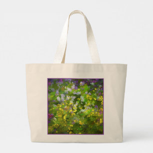 Wildblumen Bilder der originalen Blume Jumbo Stoffbeutel