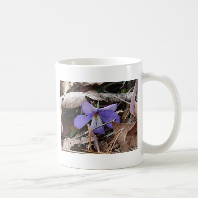 Wildblumen Birds-Foot Violet Hot Springs AR Gesche Tasse (Rechts)