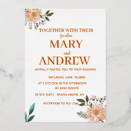 Wildblumen blühen folieneinladung