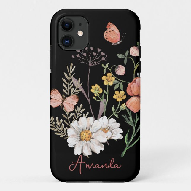 Wildblumen-Blume  Case-Mate iPhone Hülle (Rückseite)