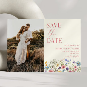 Wildblumen Blumen Blumen Garten Foto Hochzeit Save The Date