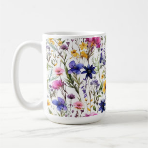 Wildblumen Blumen Pink Lila Tasse