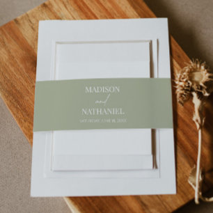 Wildblumen-Blumengarten-Hochzeit Einladungsbanderole