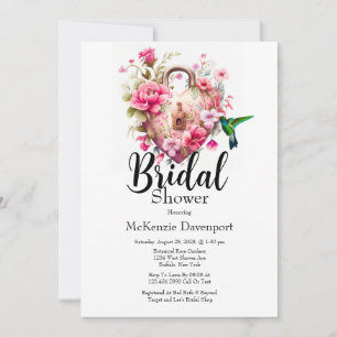 Wildblumen Bluorherz-Taste Brautparty I Einladung