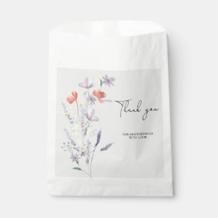 Wildblumen böhmischen Stil danke Geschenktütchen