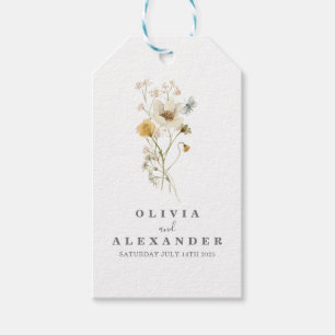 Wildblumen Boho-Garten floral Geschenkanhänger
