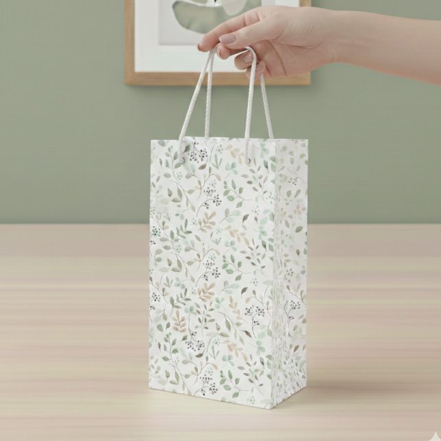 Wildblumen Boho  Geschenktüte Für Weinflaschen (Von Creator hochgeladen)