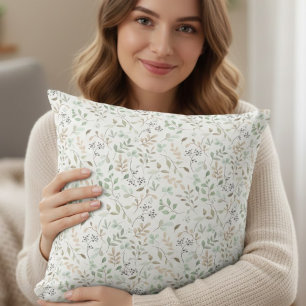 Wildblumen Boho Kissen