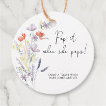 Wildblumen boho Pop es, wenn sie Pop Baby Dusche