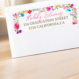 Wildblumen Boho Wiese Abschluss