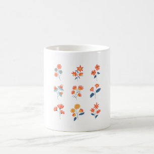Wildblumen Botanik Blumen Kaffeetasse