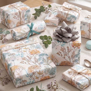 Wildblumen-Botanik Geschenkpapier