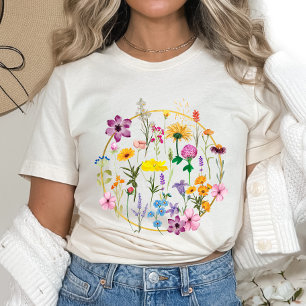 Wildblumen Botanische Blume T-Shirt