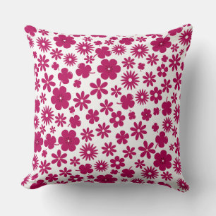 Wildblumen botanische tropische Beerenfarbe floral Kissen