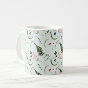 Wildblumen Botanisches Muster Kaffeetasse