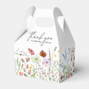 Wildblumen Brautparty Geschenkschachtel