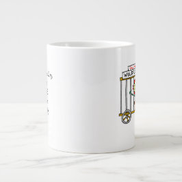 Wildblumen Cartoon Funny Blume Lover Gardene Jumbo-Tasse