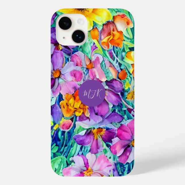 Wildblumen Case-Mate iPhone Hülle (Rückseite)
