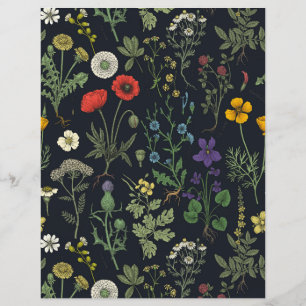Wildblumen-Collage