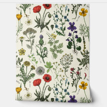 Wildblumen-Collage